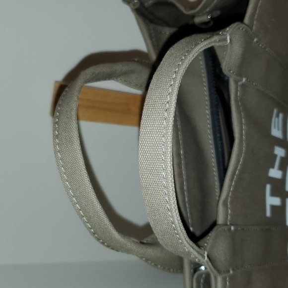 Marc Jacobs THE TOTE Bag, Size Medium in Slate Green Canvas - Picture 10 of 16